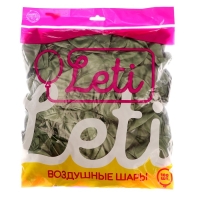 Шар латексный 12", хром, набор 100 шт., цвет натуральный зелёный