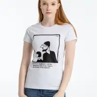 Футболка женская &laquo;Леон&raquo;, белая, ver 2, размер XL