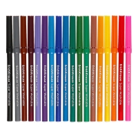 Фломастеры 18 цветов, ErichKrause, Jolly Friends Super Washable, вентелируемый колпачок, МИКС