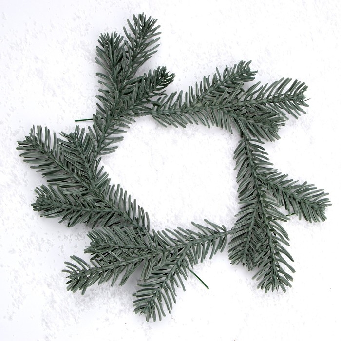 Декор &laquo;Веточка ели&raquo;, набор 5 шт., размер 1 шт. &mdash; 22 &times; 9 &times; 2 см