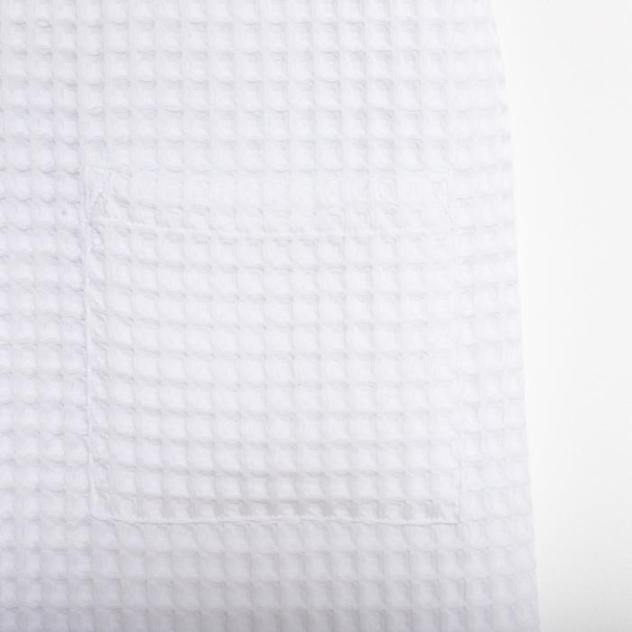 Килт вафельный банный Этель &laquo;Boho&raquo; 75*145 см. цв. белый, 100% хл, 290 г/м2