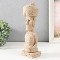 Сувенир полистоун "Остров Пасхи. истукан Моаи" песочный 8,5х7х26 см Сувенир полистоун "Остров Пасхи. истукан Моаи" песочный 8,5х7х26 см