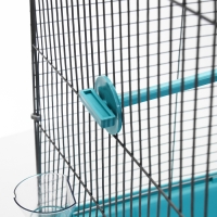 Клетка для птиц "Пижон" №104-Б, разборная, 2 секции, 58 х 40 х 88см, бирюзовая Клетка для птиц "Пижон" №104-Б, разборная, 2 секции, 58 х 40 х 88см, бирюзовая