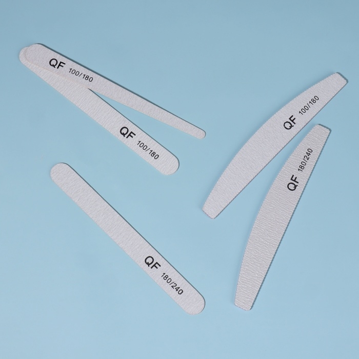 Пилка-наждак, набор «Ассорти» 5 шт, 18 см, цвет серый Пилка-наждак, набор «Ассорти» 5 шт, 18 см, цвет серый