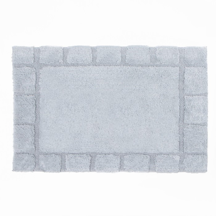 Коврик для ванной Этель Classic 50х80 см цв. серый, 70%хл, 30% п/э,1600 г/м2 Коврик для ванной Этель Classic 50х80 см цв. серый, 70%хл, 30% п/э,1600 г/м2