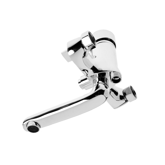 Смеситель для ванны ZEIN Z3846, однорычажный, душевой набор, лейка 5 режимов, хром Смеситель для ванны ZEIN Z3846, однорычажный, душевой набор, лейка 5 режимов, хром