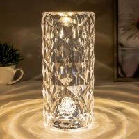 Настольная лампа "Хрустальный замок" LED 1Вт 4000К USB сенсорный 9х9х21.5 см RISALUX Настольная лампа "Хрустальный замок" LED 1Вт 4000К USB сенсорный 9х9х21.5 см RISALUX