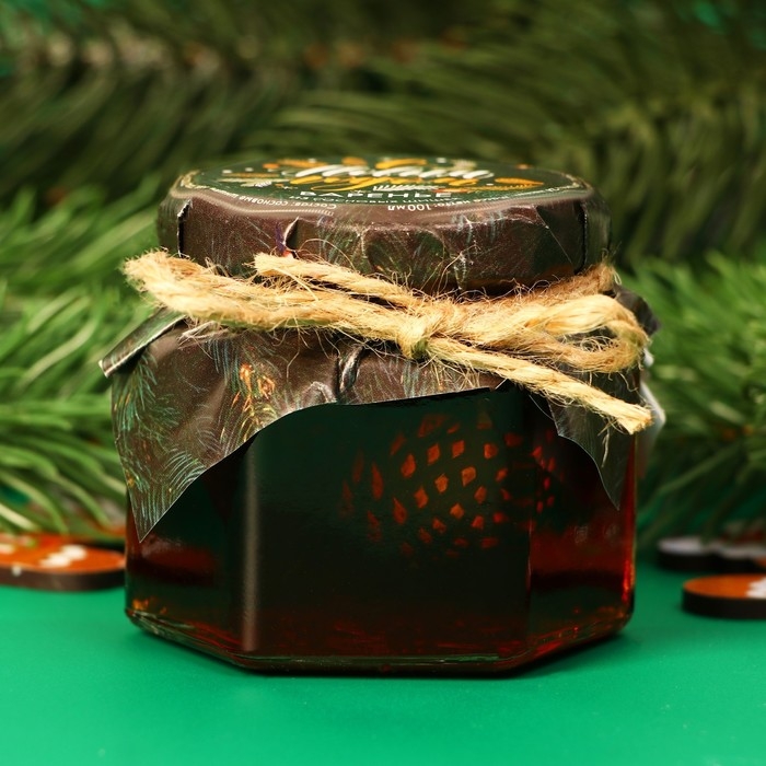 Новый год. Варенье Новый год. Варенье "С Новым годом!" из сосновой шишки, 100 мл