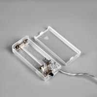 Гирлянда «Нить» 2.5 м с насадками «Звезда», IP20, прозрачная нить, 10 LED, батарейки AAх2 (нет в комплекте), свечение тёплое белое Гирлянда «Нить» 2.5 м с насадками «Звезда», IP20, прозрачная нить, 10 LED, батарейки AAх2 (нет в комплекте), свечение тёплое белое