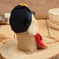 Оберег-домовой "Кузя в кепке, с сердцем", 30х16х14 см, микс Оберег-домовой "Кузя в кепке, с сердцем", 30х16х14 см, микс