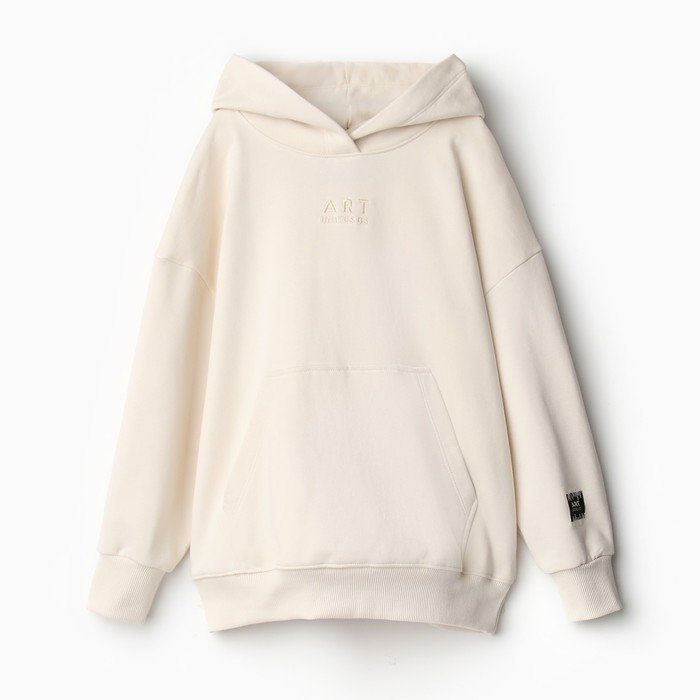 Толстовка для девочки, цвет бежевый, рост 116-122 см