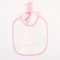 Нагрудник из нетканого полотна с ПВХ покрытием «Мультики», цвет розовый, р-р. 20х22см Нагрудник из нетканого полотна с ПВХ покрытием «Мультики», цвет розовый, р-р. 20х22см