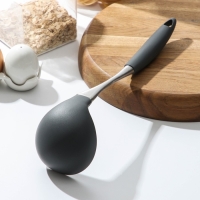 Половник Доляна «Дождь», 32 см, 100 мл, цвет серый Половник Доляна «Дождь», 32 см, 100 мл, цвет серый