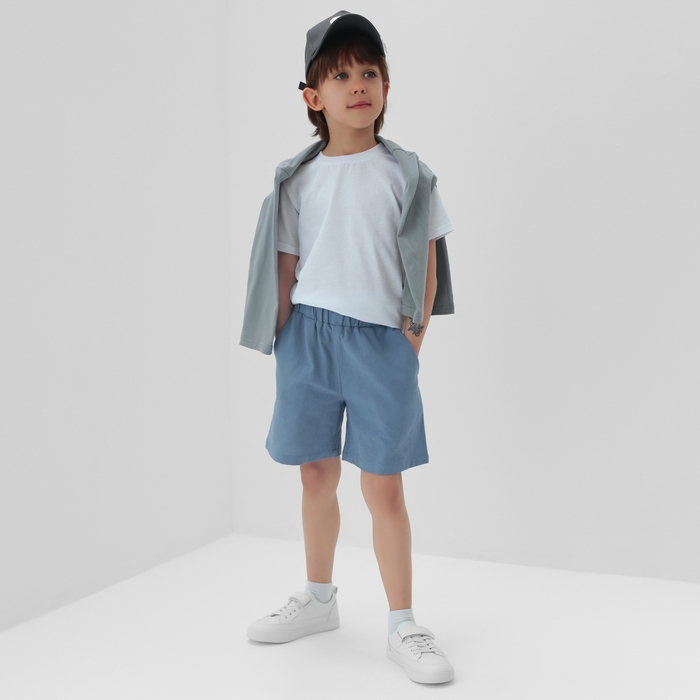 Шорты для мальчика KAFTAN, р.32 (110-116), голубой