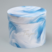 Набор шляпных коробок 5 в 1, упаковка подарочная, &laquo;Вуаль&raquo;, 13 х 14 ‒ 19.5 х 22 см