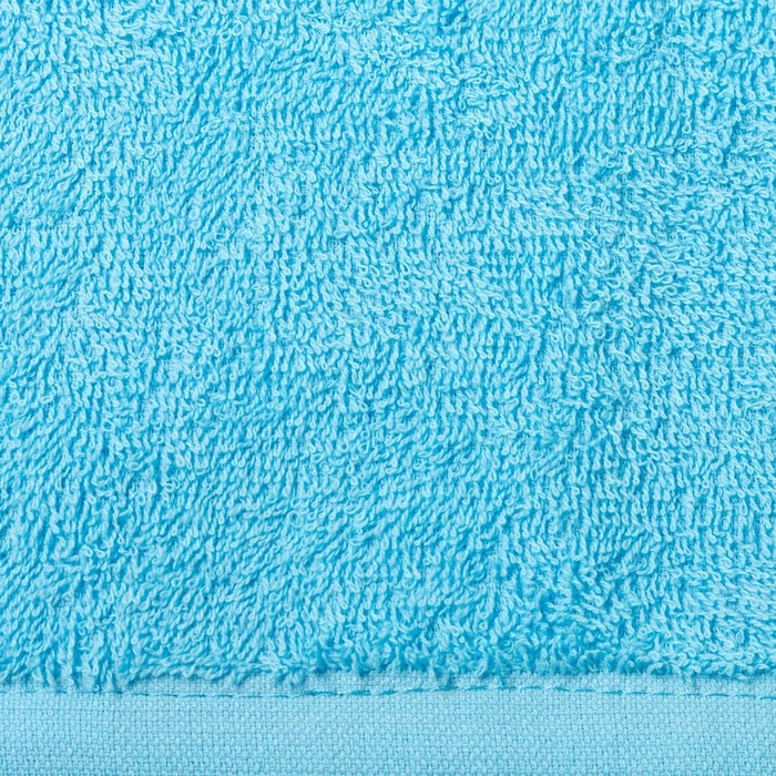 Салфетка махровая 30х50см, цв.небесный, 360г/м, хлопок 100%