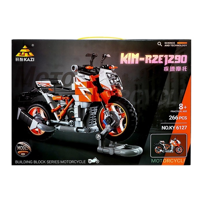 Конструктор Мото &laquo;Спортивный мотоцикл&raquo;, 266 деталей