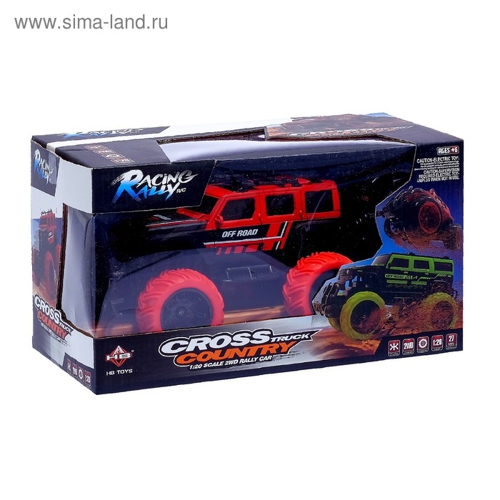 Джип радиоуправляемый &laquo;Внедорожник&raquo;, работает от батареек