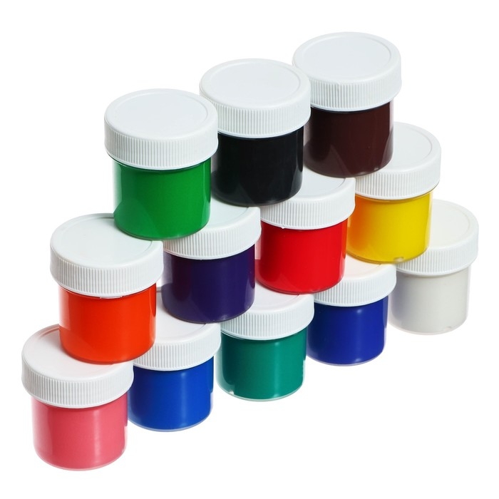 Гуашь 12 цветов Calligrata, 20 мл Гуашь 12 цветов Calligrata, 20 мл