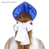 Кокошник &laquo;Синие цветы&raquo;