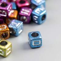 Бусины для творчества пластик "Английские буквы" голография набор 20гр 0,6х0,6х0,6 см Бусины для творчества пластик "Английские буквы" голография набор 20гр 0,6х0,6х0,6 см