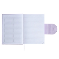 Ежедневник недатированный A5, 160 листов, deVENTE.Contea, твёрдая обложка из искусственной кожи с поролоном, блок 70 г/м2, сиреневый Ежедневник недатированный A5, 160 листов, deVENTE.Contea, твёрдая обложка из искусственной кожи с поролоном, блок 70 г/м2, сиреневый