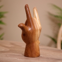 Сувенир "Коза" дерево 15х7х25 см