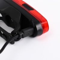 Фонарь велосипедный задний аккумуляторный, водонепроницаемый, 6 режимов Фонарь велосипедный задний аккумуляторный, водонепроницаемый, 6 режимов