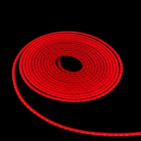 Гибкий неон Luazon Lighting 6 &times; 12 мм, IP65, 50 м, SMD2835, 120 LED/м, 12 В, свечение красное