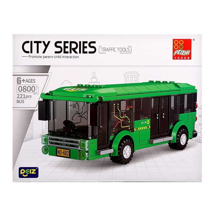 Конструктор Город &laquo;Машинки&raquo;, 221 деталь