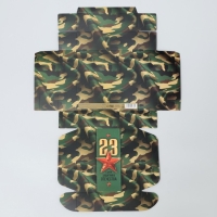 Коробка подарочная складная, упаковка, &laquo;Отечество&raquo;, 16.5 х 16.5 х 5 см