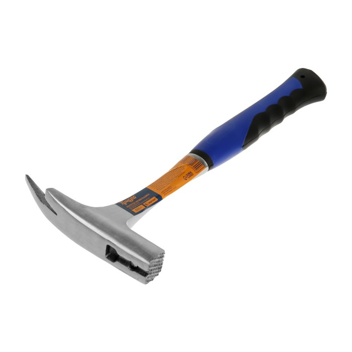 Молоток кровельщика ТУНДРА, цельнокованый, боек с магнитом, 2К рукоятка, 600 г Молоток кровельщика ТУНДРА, цельнокованый, боек с магнитом, 2К рукоятка, 600 г