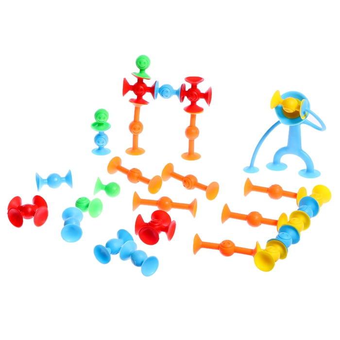 Конструктор &laquo;Весёлые присоски&raquo;, 28 деталей