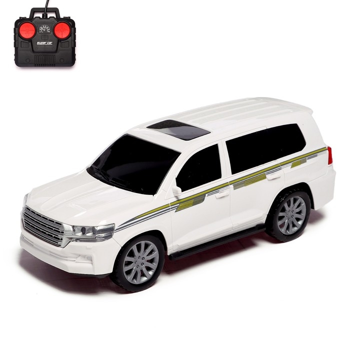 Джип радиоуправляемый &laquo;Крузер&raquo;, 1:14, работает от аккумулятора, цвет белый