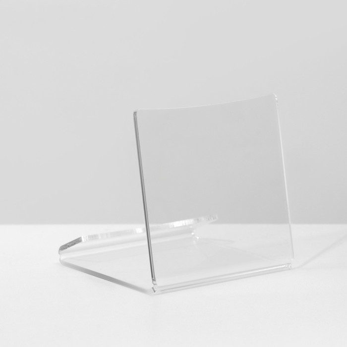 Подставка под телефон 6&times;6&times;6 см, оргстекло 2 мм, В ЗАЩИТНОЙ ПЛЁНКЕ
