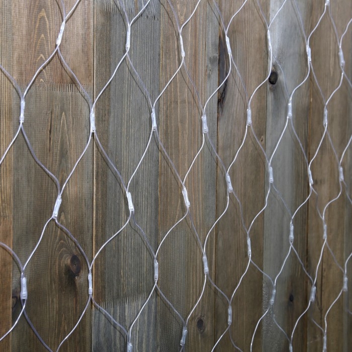 Гирлянда «Сеть» 2 × 3 м, IP44, УМС, прозрачная нить, 384 LED, свечение тёплое белое, 220 В Гирлянда «Сеть» 2 × 3 м, IP44, УМС, прозрачная нить, 384 LED, свечение тёплое белое, 220 В