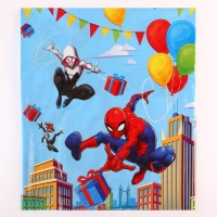 Скатерть одноразовая праздничная 120х180 см, 35 мкр, Человек-паук Скатерть одноразовая праздничная 120х180 см, 35 мкр, Человек-паук