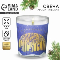 Новогодняя свеча в стакане &laquo;Новый год: Сказочного года&raquo;, аромат орех