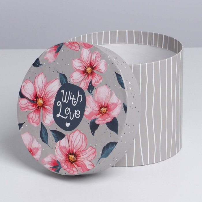 Набор коробок 5 в 1, упаковка подарочная, &laquo;Цветы&raquo;, 13 х 13,5‒19.5 х 23 см