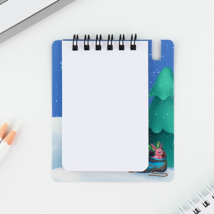 Подарочный набор новогодний, блокнот и мини ручка, 32 листа &laquo;С Новым годом!&raquo;