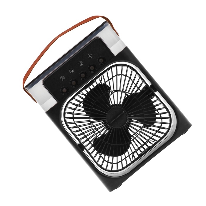 Портативный вентилятор LOF-06, с функцией увлажнителя, 3 скорости, питание USB, чёрный Портативный вентилятор LOF-06, с функцией увлажнителя, 3 скорости, питание USB, чёрный