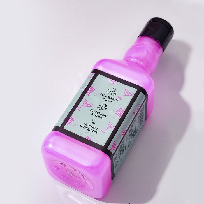 Гель для душа во флаконе виски, 250 мл, аромат ягодного коктейля, Новый Год Гель для душа во флаконе виски, 250 мл, аромат ягодного коктейля, Новый Год