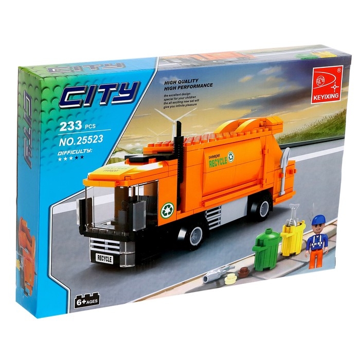 Конструктор &laquo;Город. Переработка отходов&raquo;, 233 детали