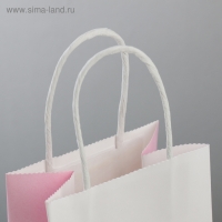 Пакет подарочный крафт, упаковка, «Be happy», 12 х 21 х 9 см Пакет подарочный крафт, упаковка, «Be happy», 12 х 21 х 9 см