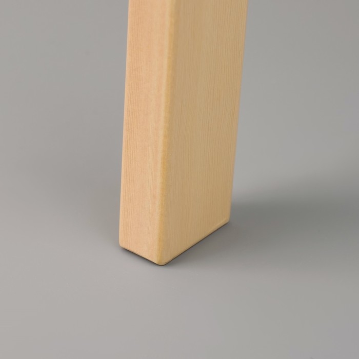 Журнальный столик "Брюгге", D = 45 см, высота 47 см, цвет белый - натуральная сосна