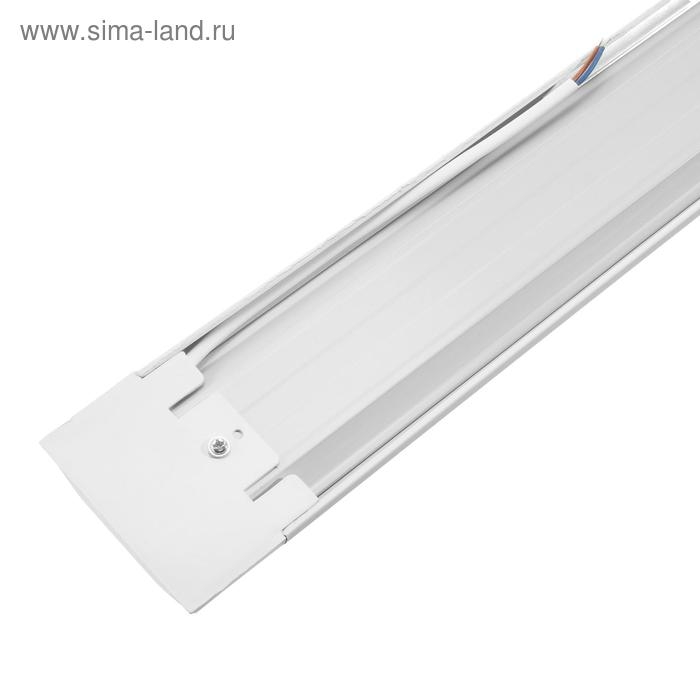 Cветильник линейный светодиодный Ecola, 36 Вт, 6500 К, 220 В, IP20, 1200х75х25 мм