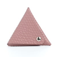 Монетница на кнопке TEXTURA, цвет розовый Монетница на кнопке TEXTURA, цвет розовый