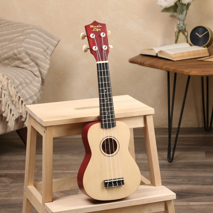 Укулеле сопрано Music Life UK-10, цвет светлое дерево, 54см Укулеле сопрано Music Life UK-10, цвет светлое дерево, 54см