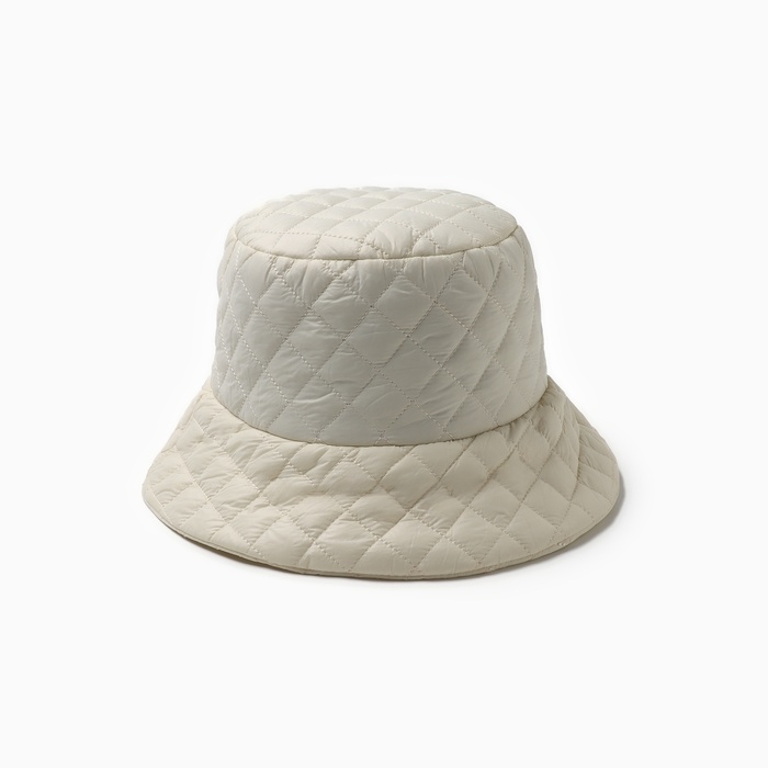 Панама женская MINAKU, цвет молочный, р-р 56-58