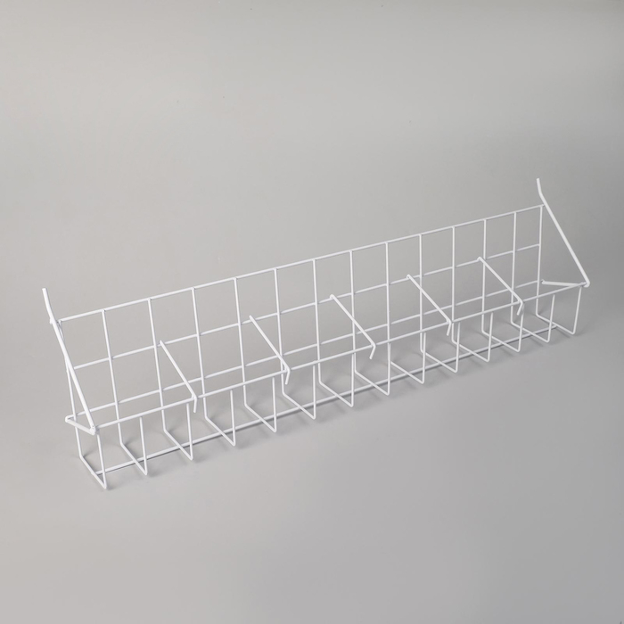 Корзина под семена, длина 60 см, размер кармана 10×7×9,5 цвет белый Корзина под семена, длина 60 см, размер кармана 10×7×9,5 цвет белый